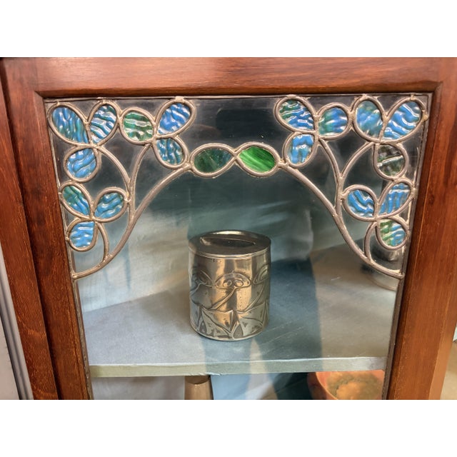 Arts and Crafts Mahogany Display Cabinet, 1900s For Sale - Image 15 of 17