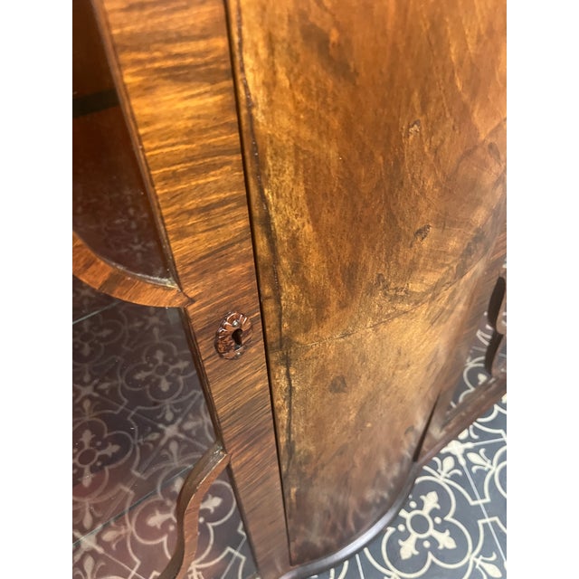 Vintage Art Deco Cocktail Cabinet in Walnut, 1930s For Sale - Image 18 of 18
