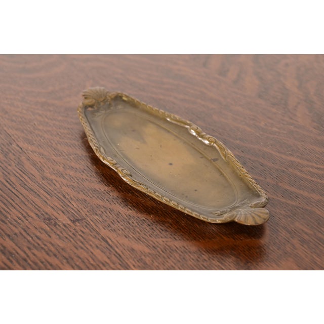 Art Deco Tiffany Studios New York Bronze Louis XVI Pen Tray For Sale - Image 3 of 10