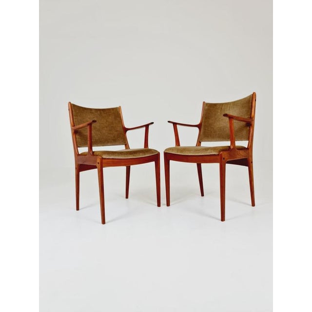 Mid-Century Modern Danish Armchair with Teak Frame and Gray Upholstery by Johannes Andersen for Uldum Møbelfabrik, 1960s For Sale - Image 14 of 14