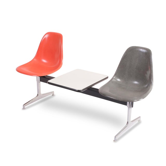 Vintage Tandem Seating Group by Charles and Ray Eames, 1970s For Sale - Image 11 of 11