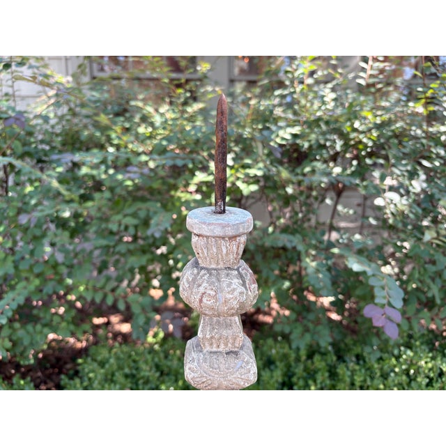 Pair of 19th Century Italian Baroque Style Candlesticks For Sale - Image 11 of 12