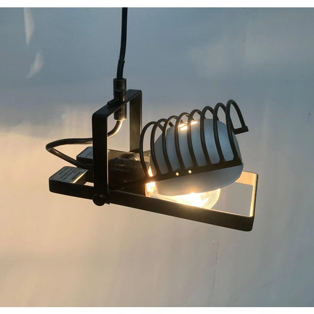 Mid-Century Italian Synthesis Suspension Cable Pendant by Ernesto Gismondi for Artemide For Sale - Image 11 of 18