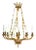 French Empire Style Gilt Bronze Ten Armed Chandelier For Sale