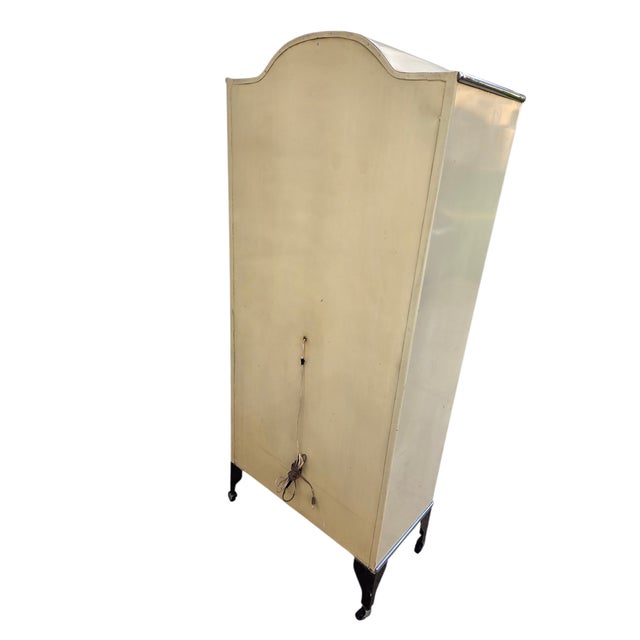 Antique Industrial Art Deco Doctors Dental Cabinet Curio Metal Hutch Apothecary For Sale - Image 13 of 17