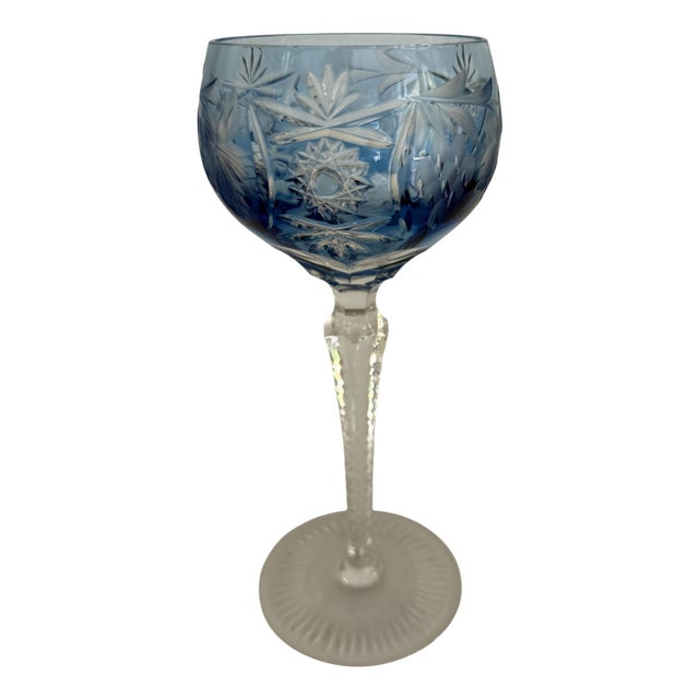 Grape Wine Glass in Aquamarin by Römer for Nachtmann, 1970s For Sale