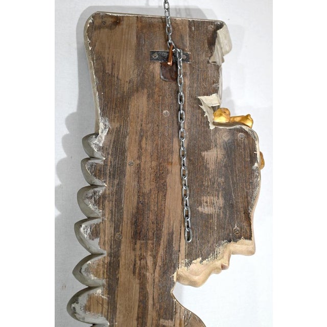 Mid-Century Wall Consoles with Seraph Motif, 1950s, Set of 2 For Sale - Image 13 of 17