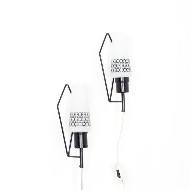 Mid-Century Modern Wall Lamps, Set of 2 For Sale - Image 3 of 3