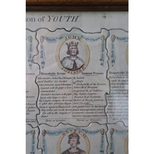 Circa 1970 Wallis English Royal History Wooden Puzzle, Framed For Sale In Washington DC - Image 6 of 18