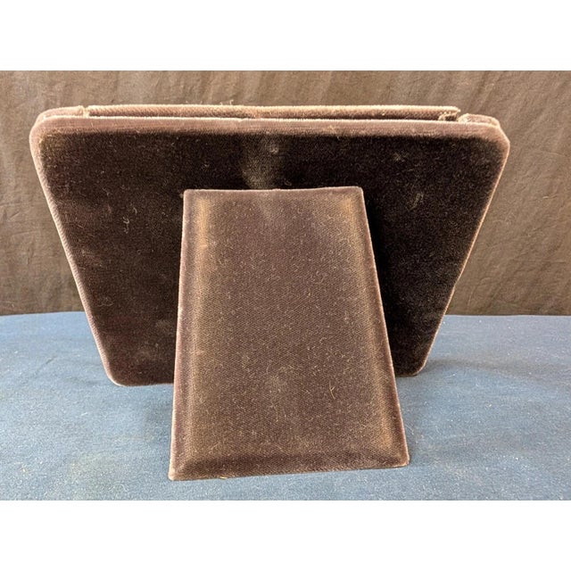 Vintage Sterling silver double frame For Sale - Image 4 of 5