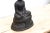 Mid 20th Century Captivating Metal Buddha With Patinated Finish For Sale - Image 5 of 12
