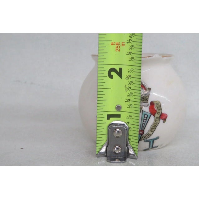 Ceramic Wh Goss England Porcelain Queen Victoria 60th Year of Reign Small Creamer For Sale - Image 7 of 11