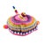 African Early 20th Century Pende Beaded Chief's Hat For Sale - Image 3 of 7