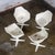 Mid-20th Century Mid Century Modern Tulip Swivel Armchairs White Shell & Black Cushions by Burke Set of 4 For Sale - Image 11 of 12