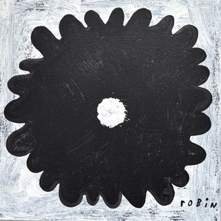 Flower Eleven. Small Painting by Robin Zingone For Sale