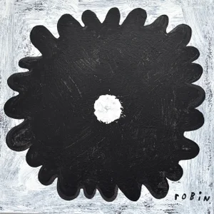 Flower Eleven. Small Painting by Robin Zingone