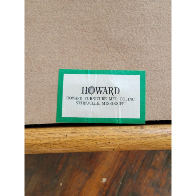 1970s Curved Spindle Back Chair by Howard Furniture For Sale - Image 9 of 10