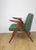 Industrial Green Bouclé Bunny Lounge Chair attributed to J. Chierowski, 1970s For Sale - Image 3 of 13
