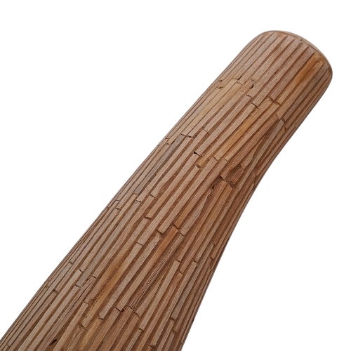 Tan Late 20th Century Tessellated Stone Vase Vietnam For Sale - Image 8 of 10