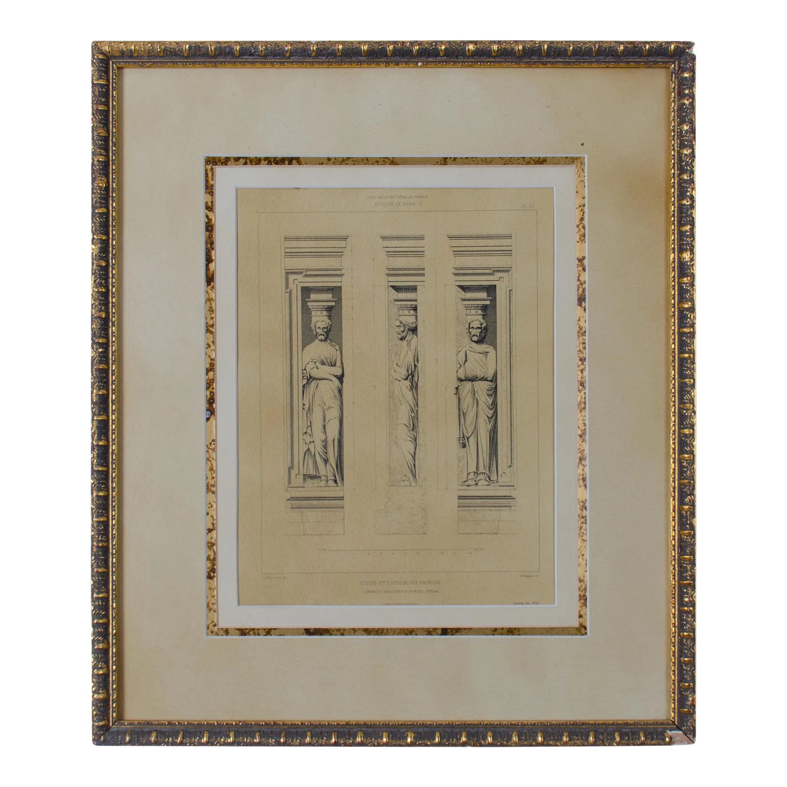 Eugène Rouyer's l'Art Architectural en France Engraving, C.1863, Grand ...