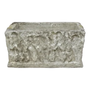 Vintage French Faux Bois Jardinière