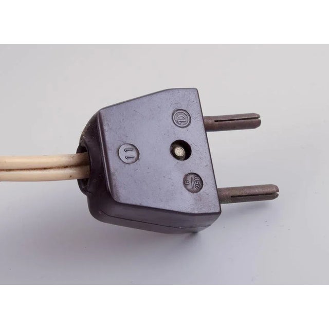 Brown Art Nouveau Ceramic Table Lamp, 1930s For Sale - Image 8 of 10