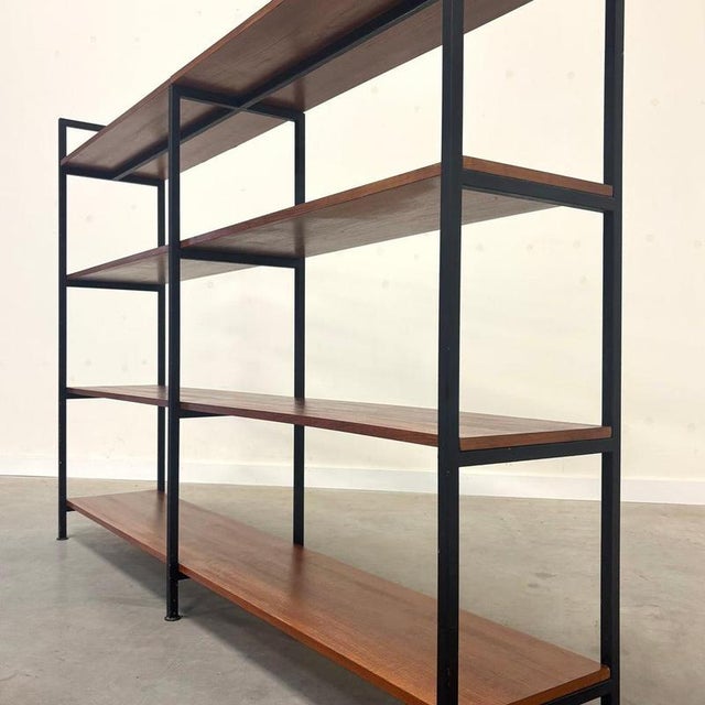 Teak Bookcase or Room Divider, 1960s For Sale - Image 11 of 16