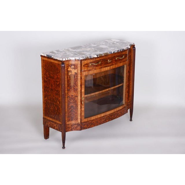 Art Deco Mahogany, Marble and Bronze Buffet by Paul Follot, France, 1920s For Sale - Image 11 of 18
