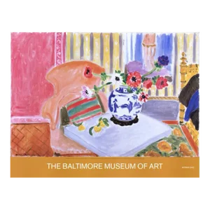 2005 Henri Matisse 'Anemones and Chinese Vase' Impressionism Multicolor USA Offset Lithograph