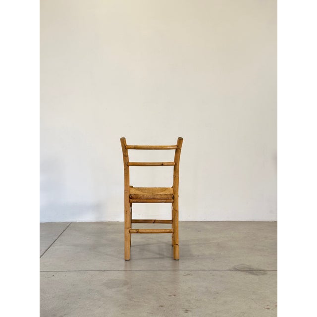 Folding Bamboo Table and Chairs, 1970s, Set of 5 For Sale - Image 16 of 18