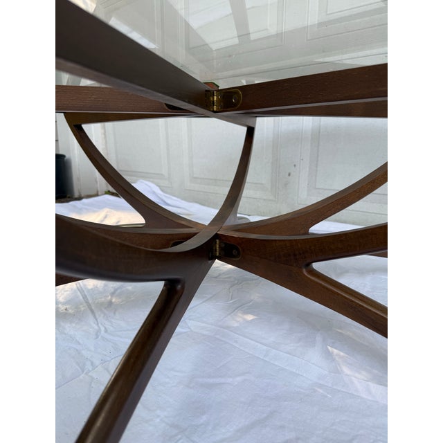 Mid-Century Modern Mid 20th Century Danish Mid Century Modern Spider Leg Coffee Table For Sale - Image 3 of 10