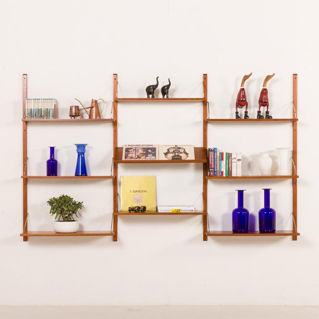 Mid-Century Modern Royal Shelving Unit in Teak by Poul Cadovius, 1960s For Sale - Image 3 of 12