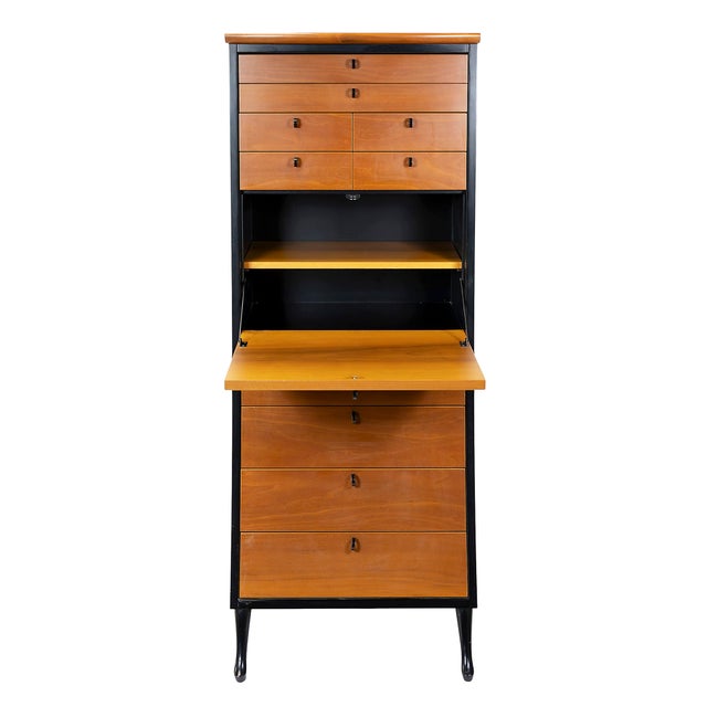 Mid-Century Modern Mid-Century Modern Italian Umberto Asnago Commode by Giorgetti, 1980s For Sale - Image 3 of 9
