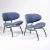 Mid-Century Modern Set of Side Chairs by Gastone Rinaldi, 1950s For Sale - Image 3 of 5