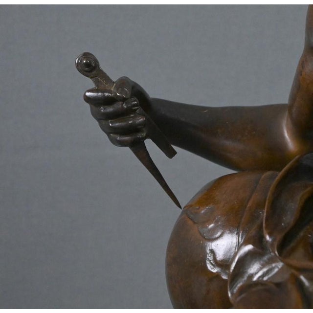 E. Picault, Progress Sculpture, Late 19th Century, Bronze For Sale - Image 18 of 18
