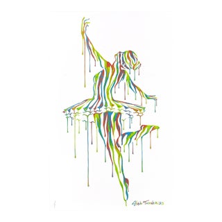 Shane Turner, Music in Motion 8.0 (Unique 1/1 Hand Painting on Screen Print ), 2023 For Sale