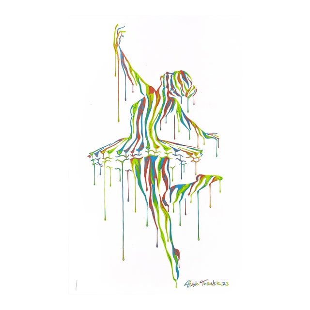 Shane Turner, Music in Motion 8.0 (Unique 1/1 Hand Painting on Screen Print ), 2023 For Sale