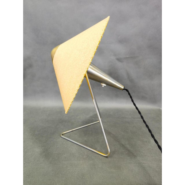 Vintage Table Lamp in Chrome with Paper Shade by Helena Frantová, 1960s For Sale - Image 10 of 14