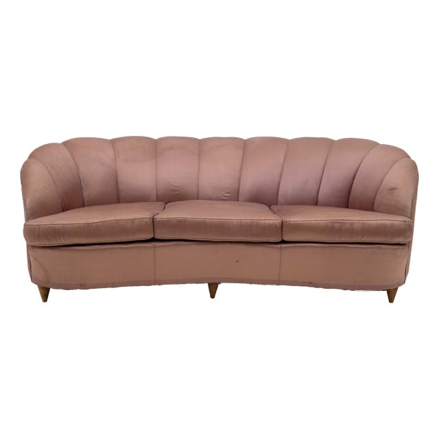 Mid-Century Modern Italian Curved Sofa by Gio Ponti for Casa E Giardino, 1936 For Sale