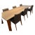 Calligaris Ceramic Extendable Dining Room Set (Omnia XL Table + 8 Tosca Leather Chairs) For Sale