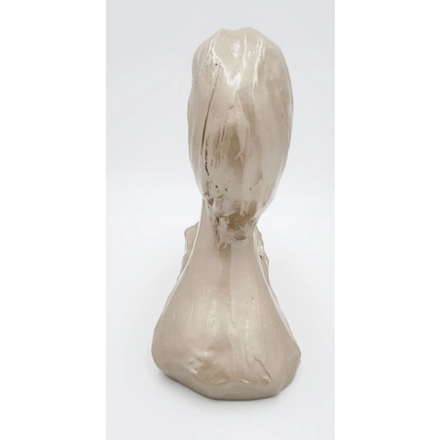 Restored Austin Productions Sculpture Small "Faces of Love" Signed Dated 1982 Measurements: 7.25"T x 7.5"W x 3.25"D...