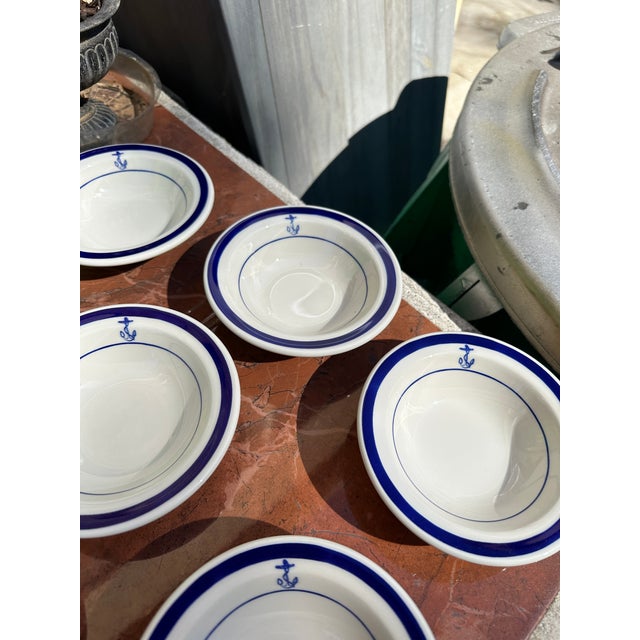 1970s 1970s Homer Laughlin China Nautical Augratin Dish Collection- Set of 12 For Sale - Image 5 of 10