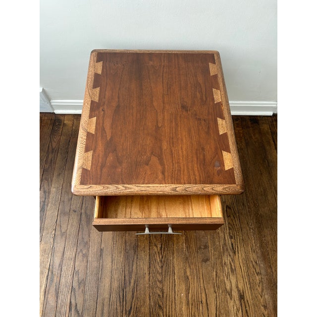 1960s Refinished Lane End Table With Drawer For Sale - Image 9 of 9