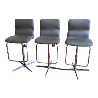 Cattelan Italia Vito Bar Stools - Set of 3 For Sale