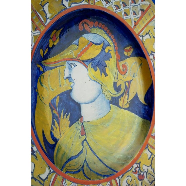 Ceramic Antique Italian Lustreware Plate, 1800s For Sale - Image 7 of 18