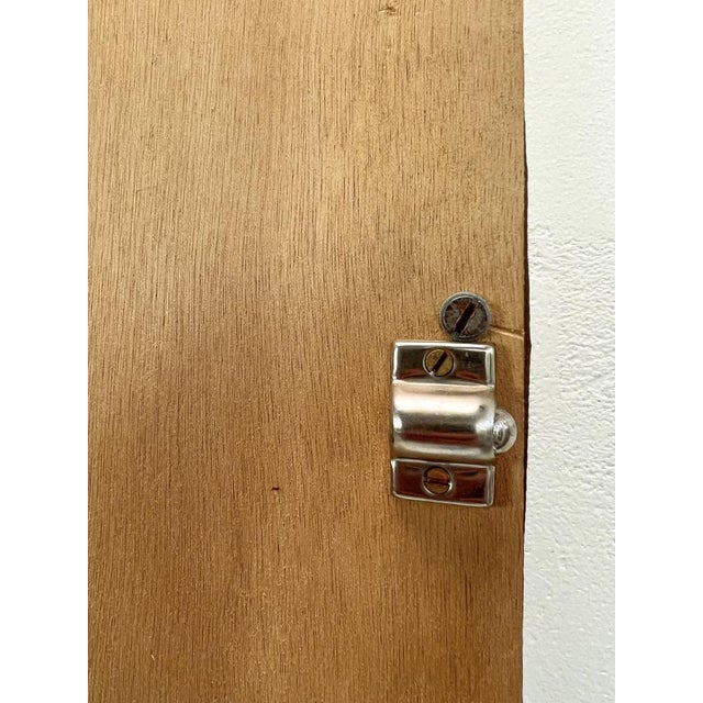 Vintage Embossed Brass Mirror Cabinet, 1950s For Sale - Image 14 of 17