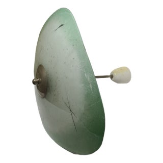 Postmodern Chandelier in Brass and Glass, Poland, 1970s For Sale