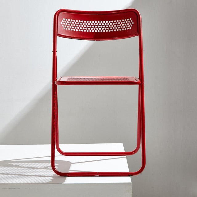 1980s Metal Foldable Chair, 1980s For Sale - Image 5 of 16