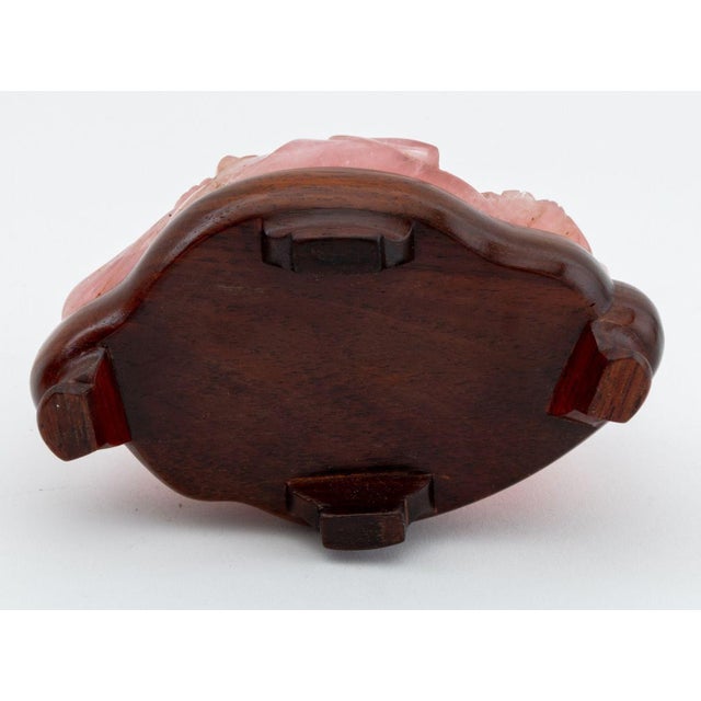 Figurative Chinese Pink Rock Crystal Sculptures, 7 Pcs. For Sale - Image 3 of 12