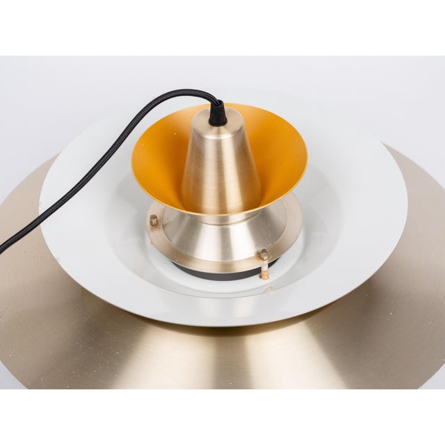 Vintage Swedish Pendant Lamp by Carl Thore for Granhaga Metallindustri, 1960s For Sale - Image 10 of 15